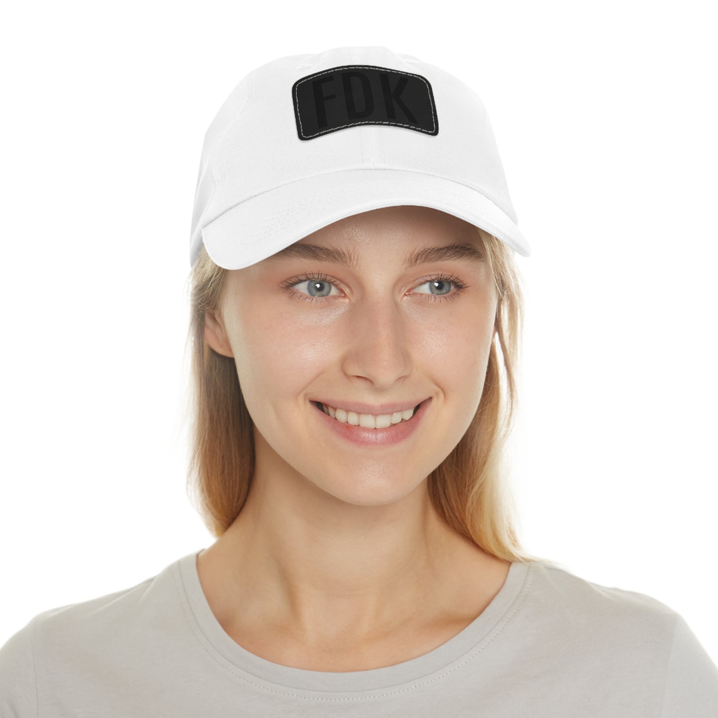 Dad Hat with Leather Patch - FDK Educators First