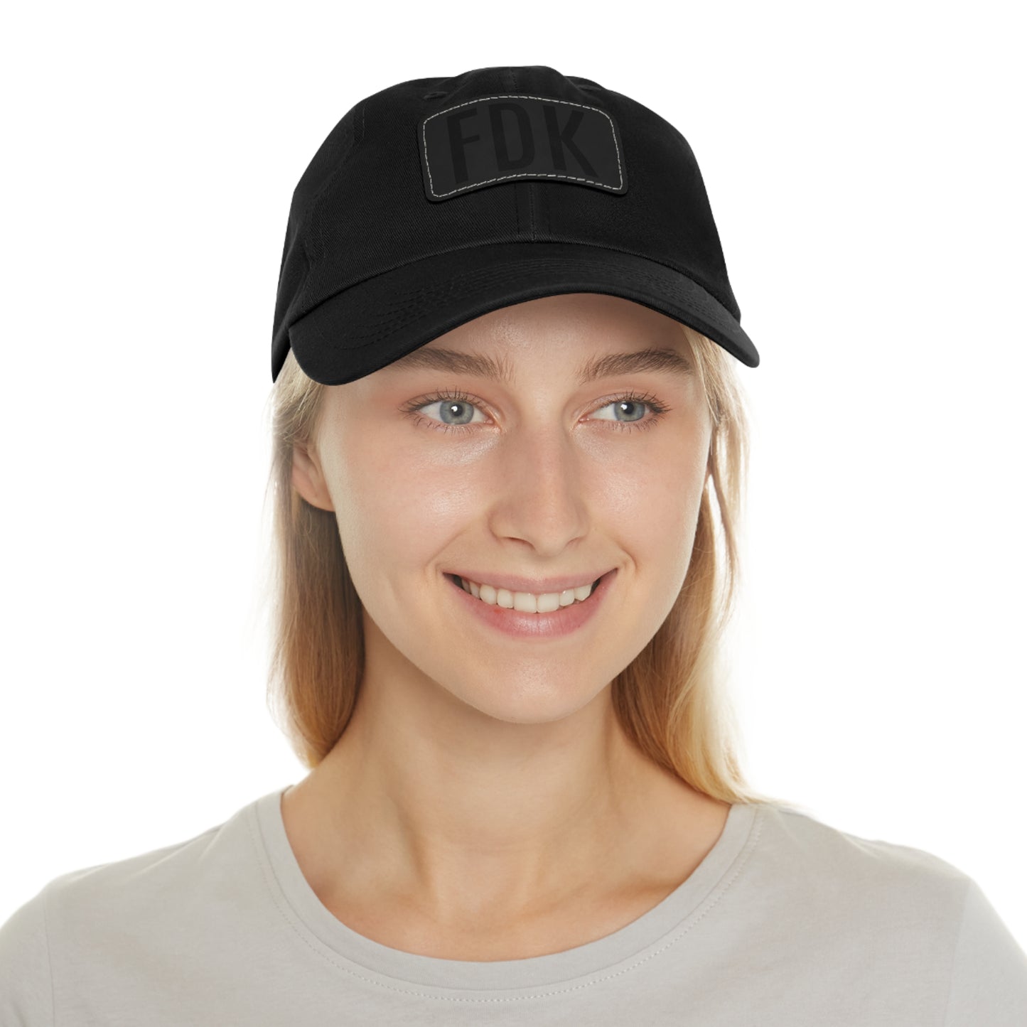 Dad Hat with Leather Patch - FDK Educators First