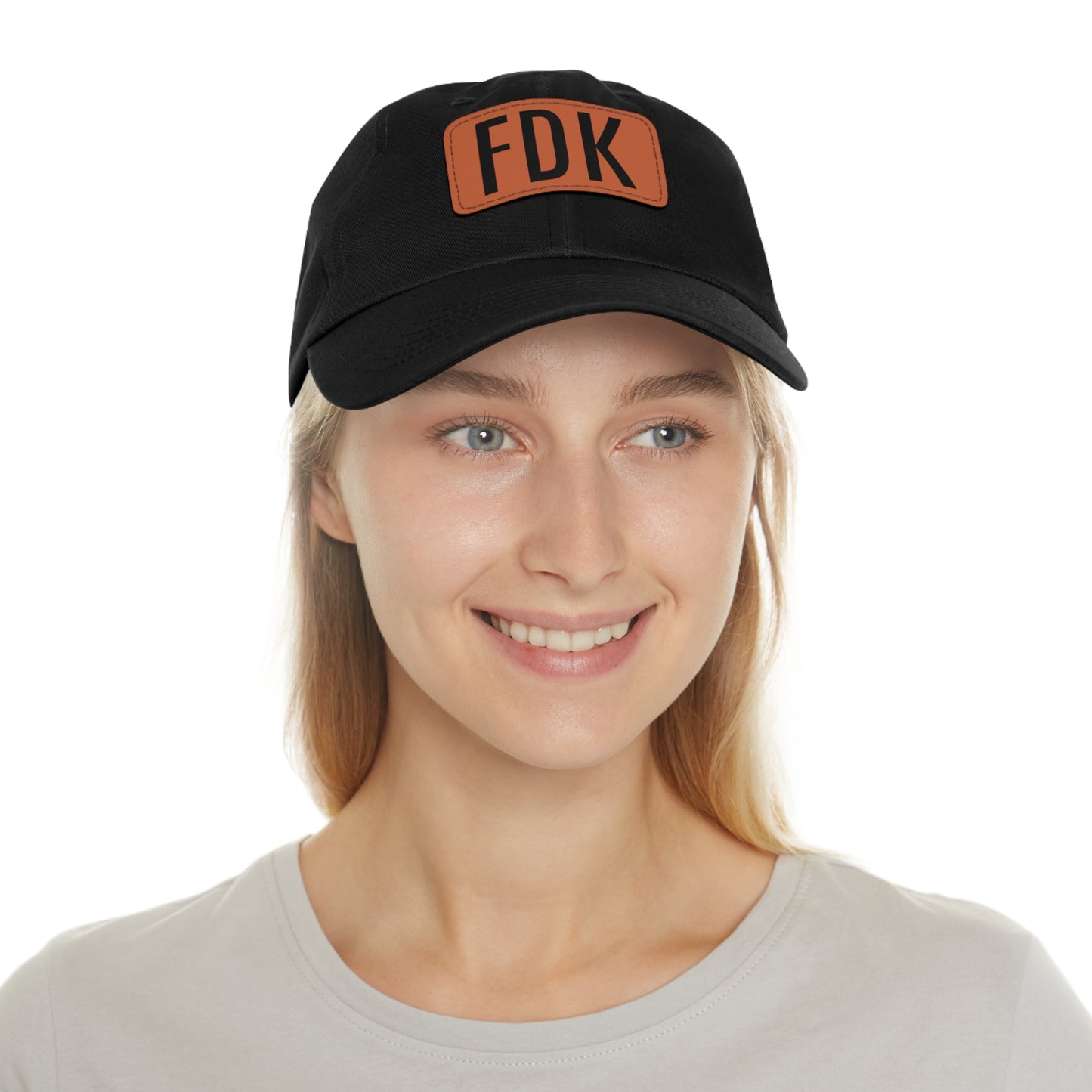 Dad Hat with Leather Patch - FDK Educators First