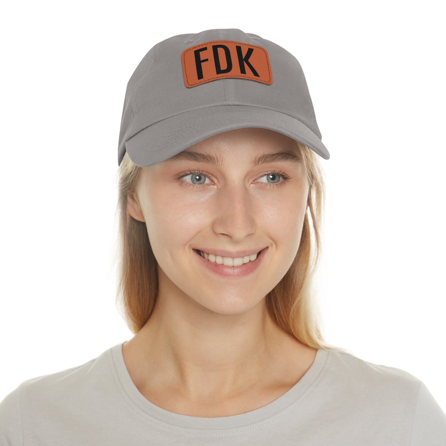 Dad Hat with Leather Patch - FDK Educators First