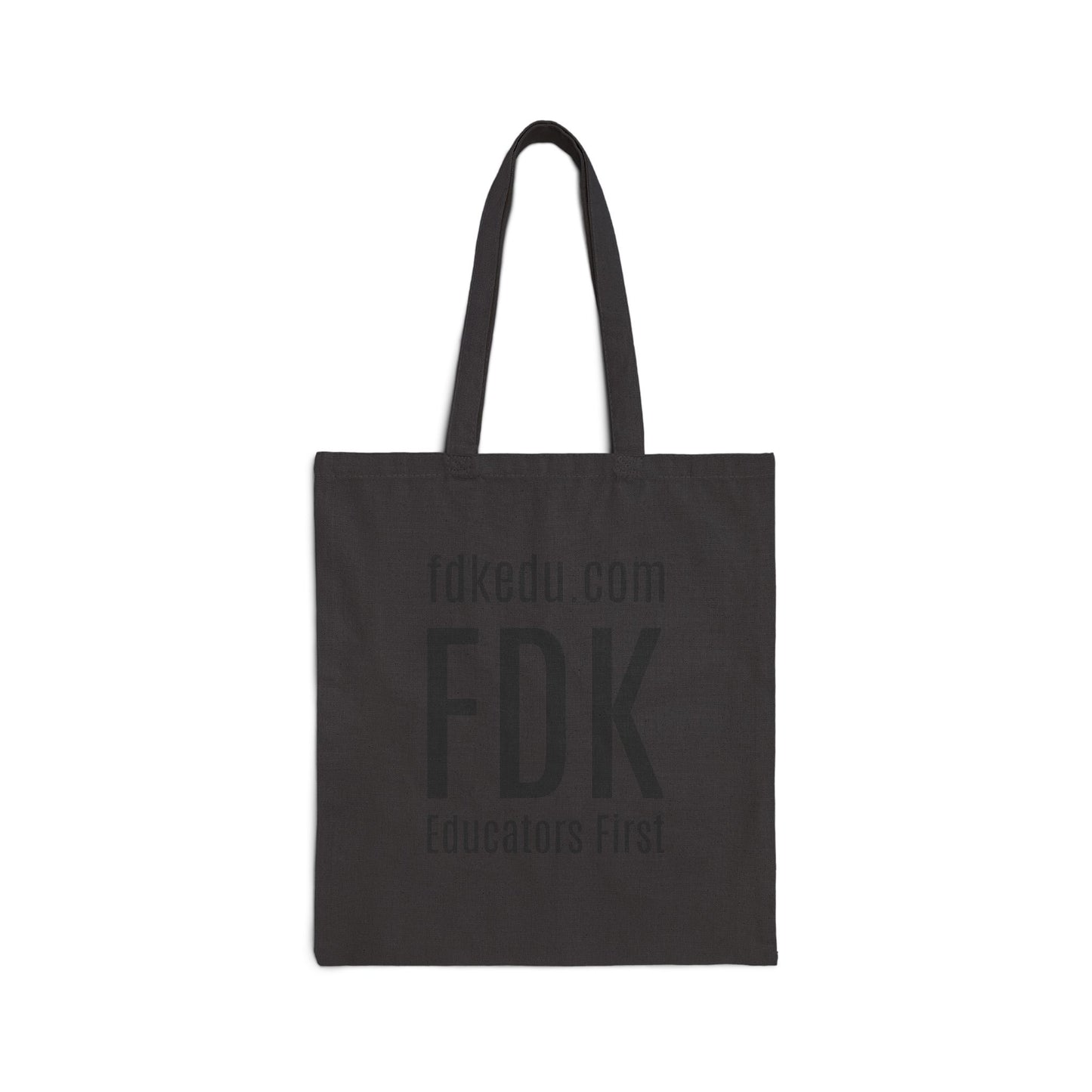 Eco-Friendly Cotton Canvas Tote Bag -  FDK Educators First
