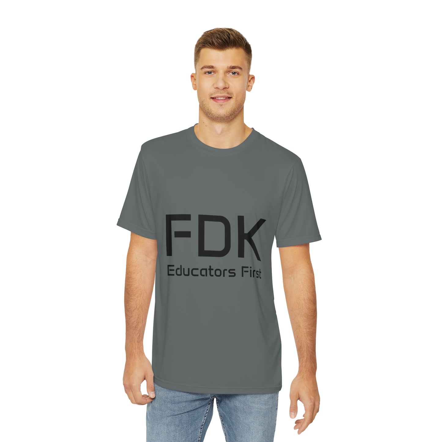 Men's Polyester Tee - FDK Educators First