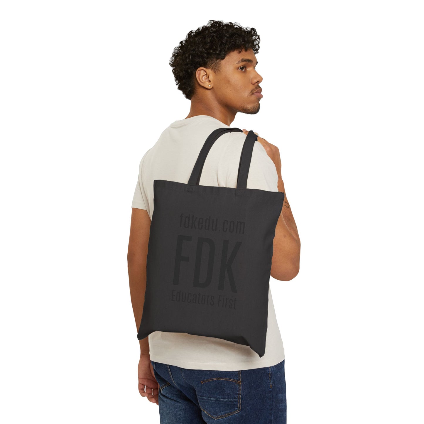 Eco-Friendly Cotton Canvas Tote Bag -  FDK Educators First